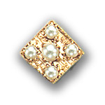AC15 14K 5 PEARL TRIA SLIDE 